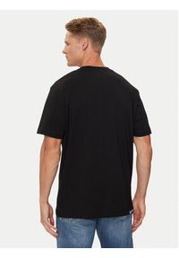 Karl Lagerfeld Jeans - KARL LAGERFELD T-Shirt Klj Regular Monogram Sslv Tee 236D1704 Czarny Regular Fit. Typ kołnierza: dekolt w karo. Kolor: czarny. Materiał: bawełna #3