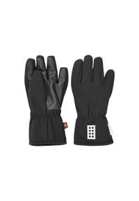 LEGO Wear - Rękawiczki zimowe dziecięce LEGO. Kolor: czarny. Sezon: zima