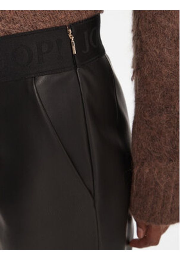 JOOP! Legginsy 58 254P58Patricia 30049668 Czarny Slim Fit. Kolor: czarny. Materiał: skóra