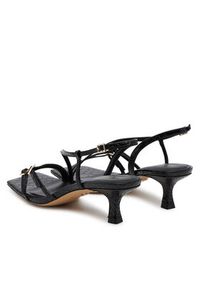 Aldo Sandały Harlie 13966717 Czarny. Kolor: czarny. Materiał: skóra