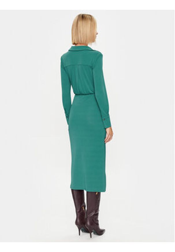 Marella Sukienka codzienna Pier 2336260637200 Zielony Regular Fit. Okazja: na co dzień. Kolor: zielony. Materiał: syntetyk. Typ sukienki: proste. Styl: casual