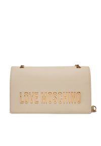 Love Moschino - LOVE MOSCHINO Torebka JC4192PP1IKD0110 Écru. Materiał: skórzane