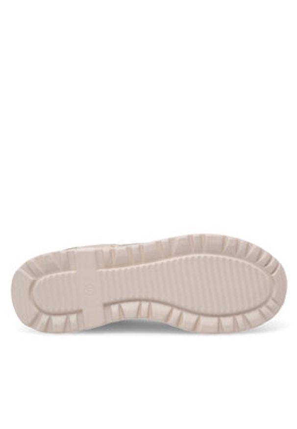 Eva Minge Sneakersy WYL3795-1 Beżowy. Kolor: beżowy. Materiał: skóra