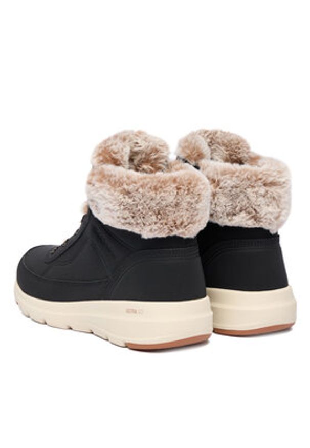 skechers - Skechers Trzewiki Glacial Ultra 144199/BLK Czarny. Kolor: czarny. Materiał: skóra