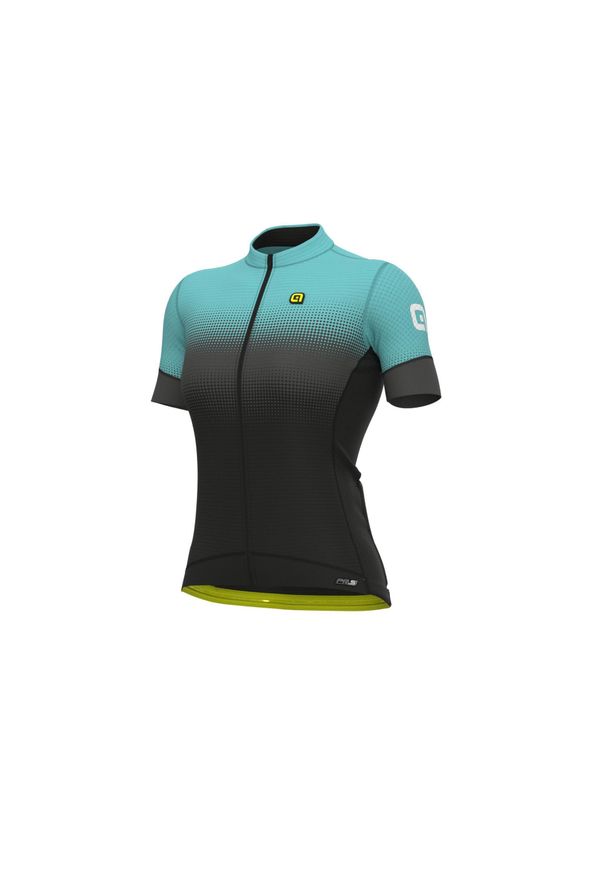ALÉ CYCLING - Koszulka rowerowa damska Alé Gradient. Kolor: niebieski. Wzór: gradientowy. Sport: kolarstwo
