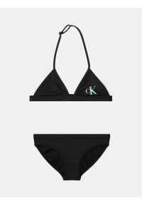 Calvin Klein Swimwear Strój kąpielowy KY0KY00065 Czarny. Kolor: czarny. Materiał: syntetyk