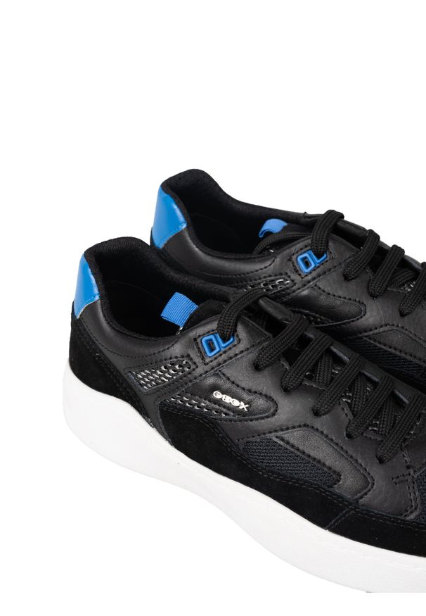 Geox Sneakersy "Aerantis A" | U027XA 02214 | Mężczyzna | Czarny. Kolor: czarny. Materiał: materiał, skóra