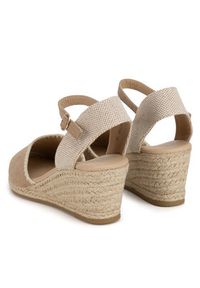 Jenny Fairy Espadryle WYL2610-1 Beżowy. Kolor: beżowy. Materiał: materiał #7