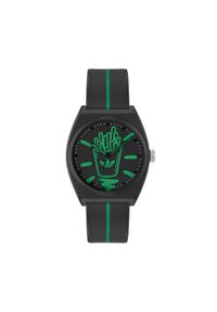 Adidas - adidas Zegarek Project Two AOST25040 Czarny. Kolor: czarny