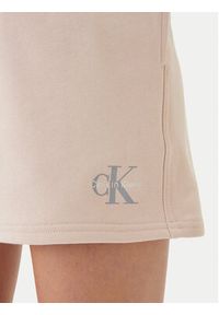 Calvin Klein Jeans Szorty materiałowe LV047B271G Różowy Regular Fit. Kolor: różowy. Materiał: bawełna #3