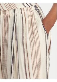 Eleh Spodnie materiałowe SS260132 Écru Relaxed Fit. Materiał: wiskoza #4