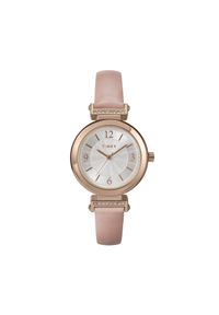 Zegarek Timex. Kolor: wielokolorowy, różowy, złoty. Styl: street