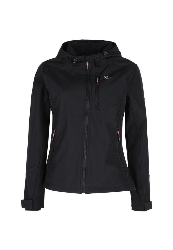 ZUMBA WEAR - Damska Kurtka Softshell Octavia Czarna L - Wygodna i Stylowa. Kolor: czarny. Materiał: poliester, elastan. Sport: turystyka piesza