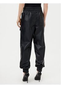 Karl Lagerfeld Jeans Spodnie z imitacji skóry A1W10059 Czarny Regular Fit. Kolor: czarny. Materiał: syntetyk #3