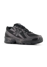 Buty dziecięce New Balance GR740BO – czarne. Kolor: czarny. Materiał: syntetyk, materiał. Szerokość cholewki: normalna. Sezon: lato. Sport: turystyka piesza #3