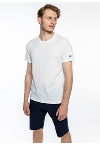 Koszulka Champion Premium Crew Neck T-Shirt (210971-WW001). Kolor: biały. Materiał: materiał