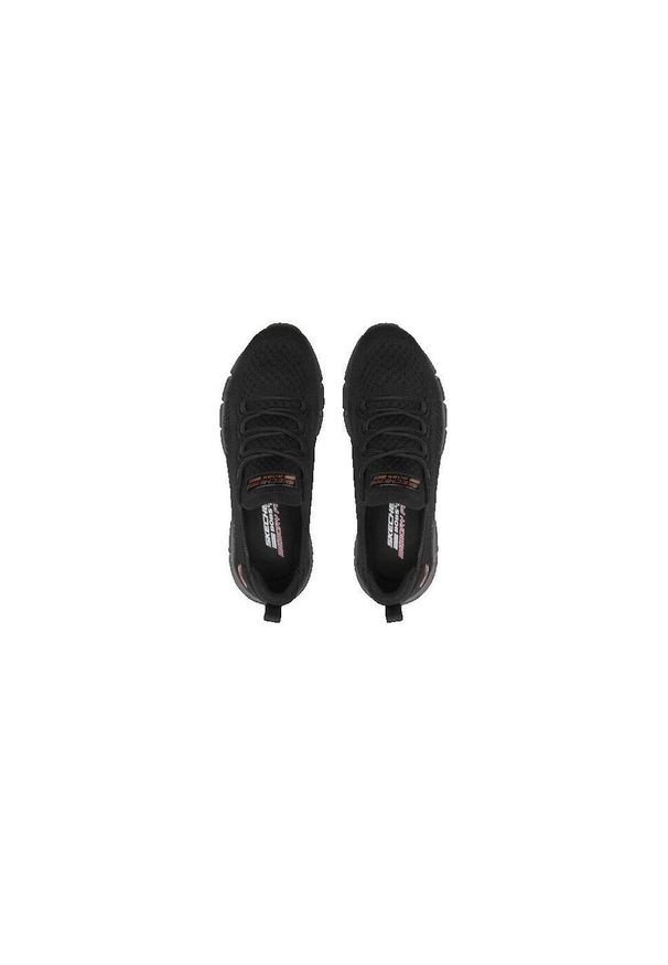 skechers - Buty do chodzenia damskie Skechers Bobs Flex. Zapięcie: sznurówki. Kolor: czarny. Materiał: tkanina, materiał, guma, syntetyk. Szerokość cholewki: normalna. Sport: turystyka piesza