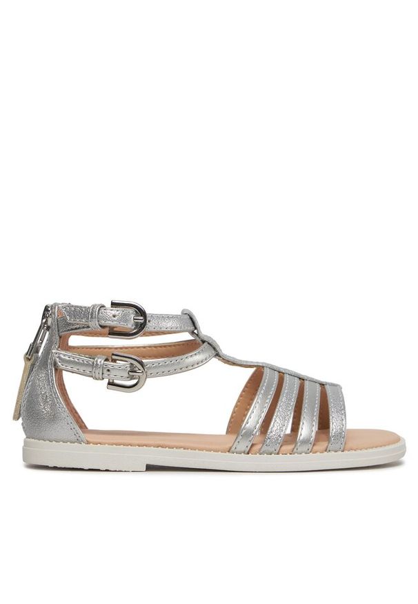 Sandały Geox. Kolor: srebrny