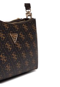 Guess Torebka Noelle II Mini HWQG96 72730 Brązowy. Kolor: brązowy. Materiał: skórzane #6