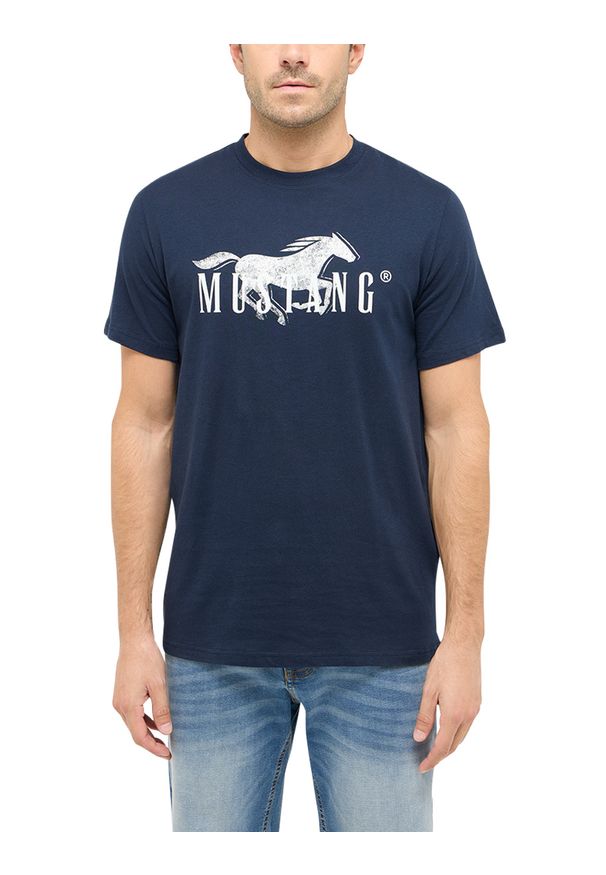 Męski T-Shirt Mustang Style Austin Dark Sapphire 1016279 4136