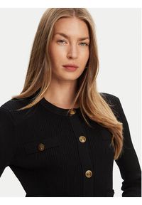 Guess Kardigan W5YR09 Z0130 Czarny Regular Fit. Kolor: czarny. Materiał: syntetyk #2