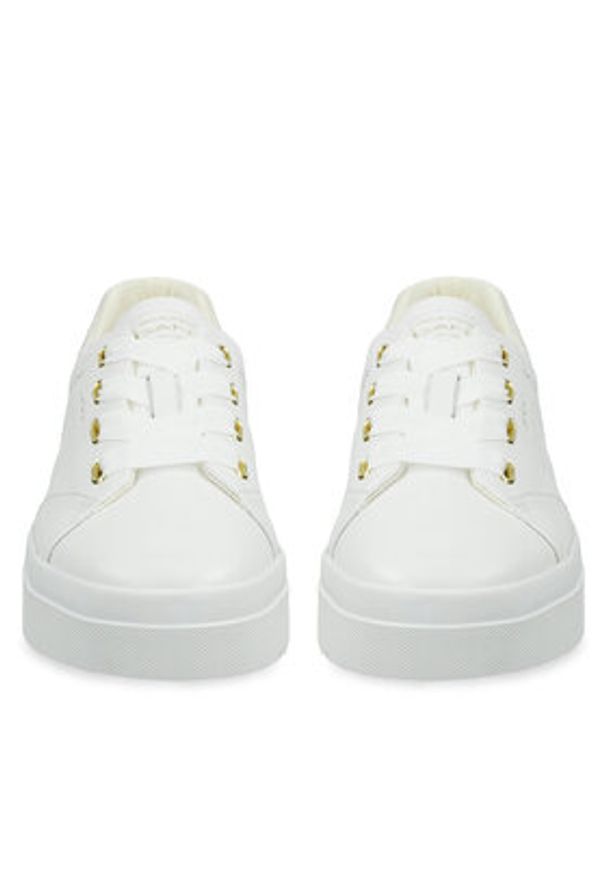 GANT - Gant Sneakersy 32531169 Biały. Kolor: biały. Materiał: skóra