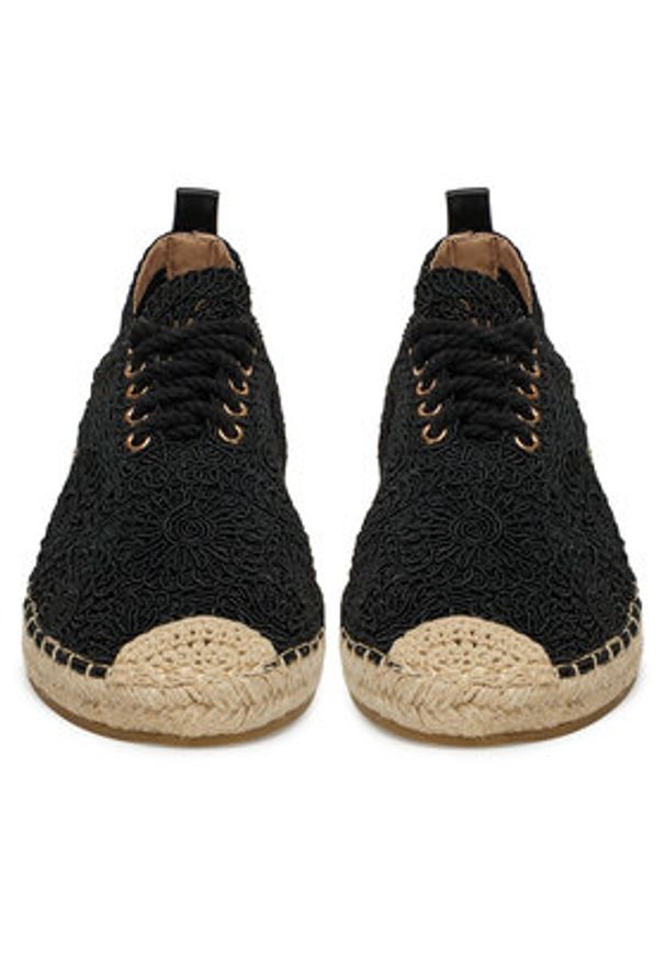 DeeZee Espadryle 3H33549-1 Czarny. Kolor: czarny. Materiał: materiał