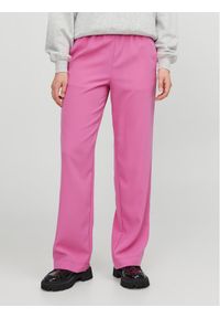 JJXX Spodnie materiałowe Poppy 12200751 Różowy Classic Fit. Kolor: różowy. Materiał: syntetyk