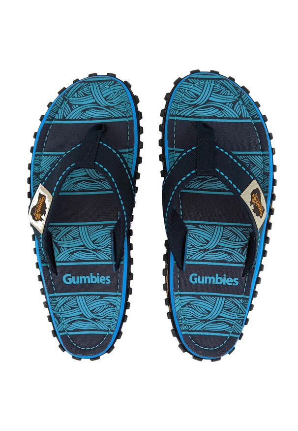 Gumbies - Japonki GUMBIES ISLANDER FLIP-FLOPS UNISEX. Kolor: niebieski. Sport: pływanie, fitness