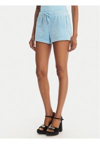 Juicy Couture Szorty sportowe Tamia JCWHS126305 Błękitny Regular Fit. Kolor: niebieski. Materiał: syntetyk #1