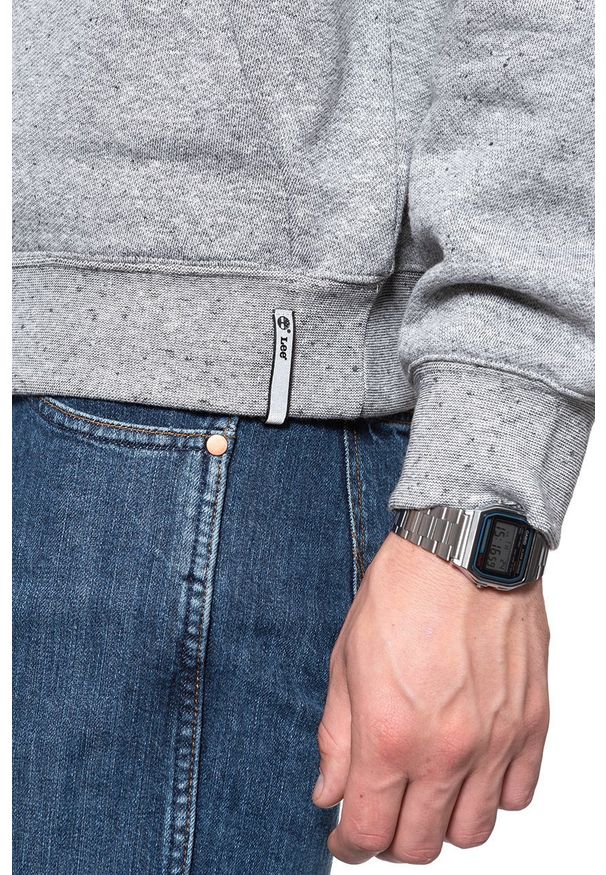 Lee - LEE BLUZA SIDE POCKET SWS SHARP GREY MELE L80DGB03 112121321. Styl: klasyczny