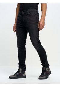Big-Star - Spodnie jeans męskie czarne Terry Carrot 956. Kolor: czarny. Styl: klasyczny, elegancki #3