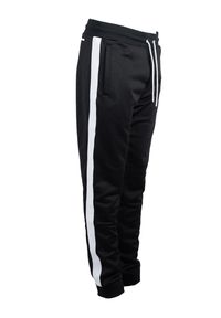 Bikkembergs Spodnie | C 1 022 01 M 3816 | Mężczyzna | Czarny. Okazja: na co dzień. Kolor: czarny. Materiał: bawełna, poliester. Wzór: nadruk. Styl: casual #5