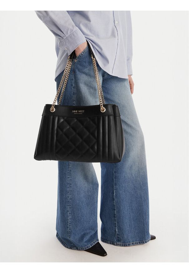Nine West Torebka EO-Lafayette Luxe-LDA8706 Czarny. Kolor: czarny