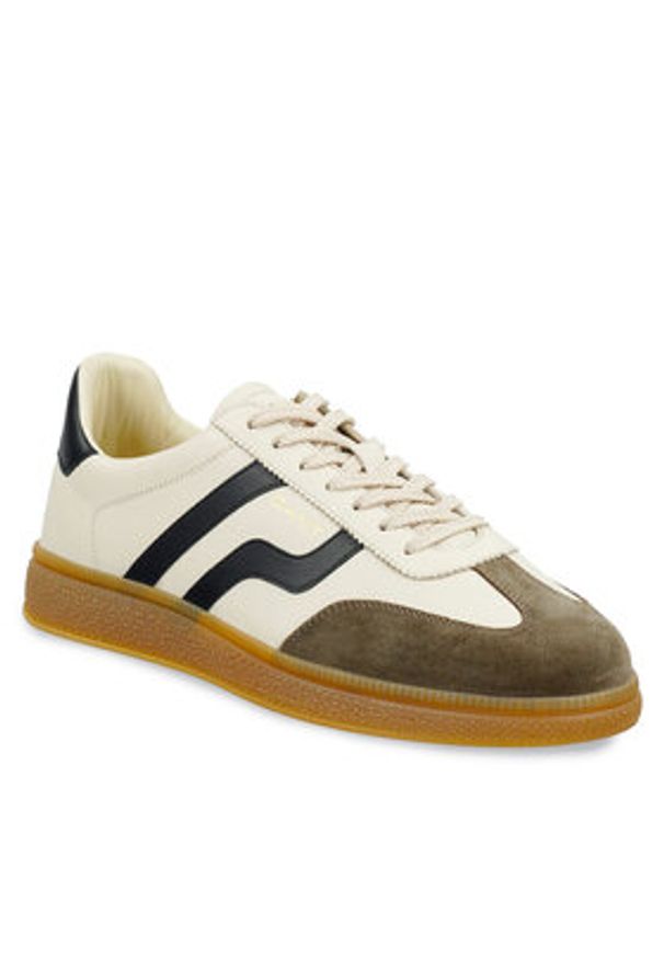 GANT - Gant Sneakersy 31631012 Écru. Materiał: skóra