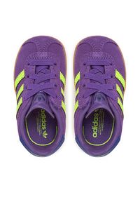 Adidas - adidas Sneakersy Gazelle Comfort Closure JP7136 Fioletowy. Kolor: fioletowy. Materiał: skóra, zamsz. Model: Adidas Gazelle