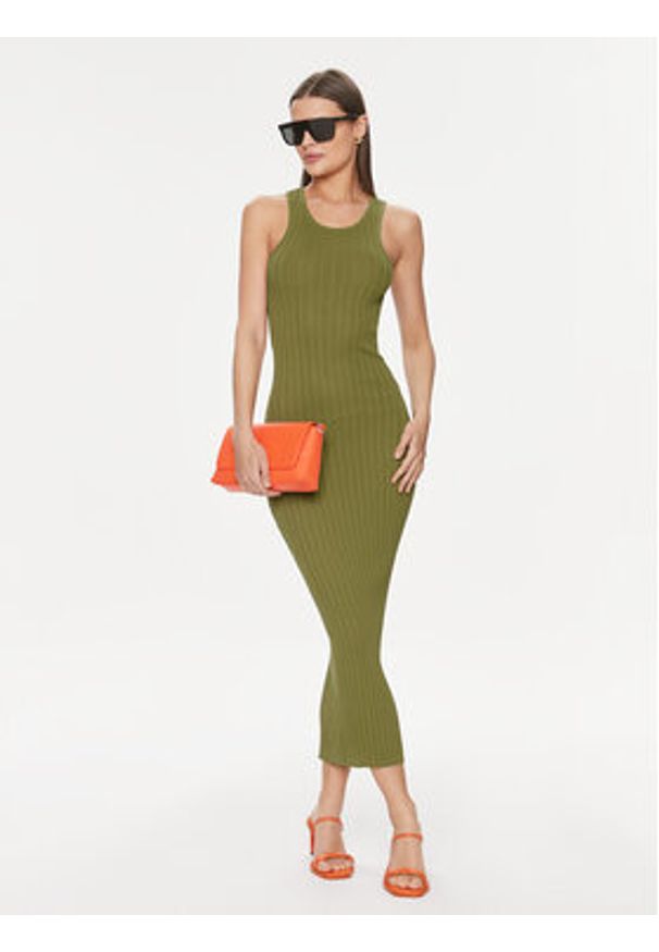 Silvian Heach Sukienka codzienna GPP24020VE Zielony Bodycon Fit. Okazja: na co dzień. Kolor: zielony. Materiał: wiskoza, syntetyk. Typ sukienki: proste, bodycon. Styl: casual