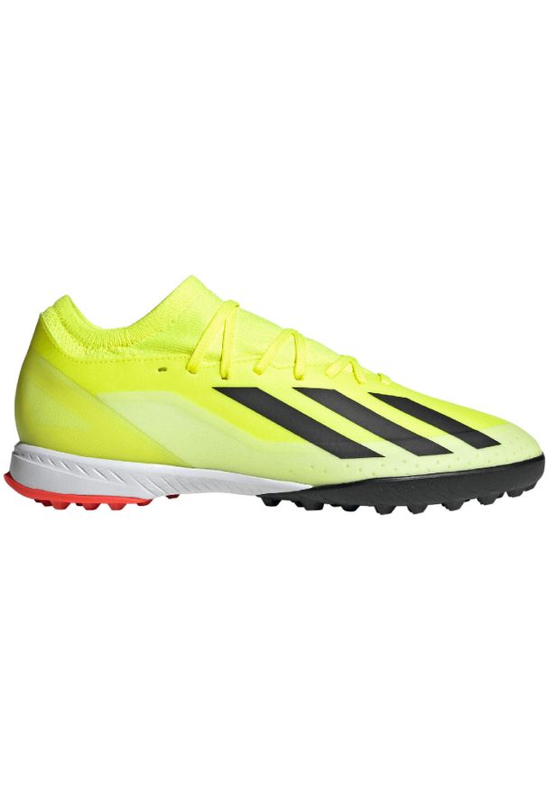 Adidas - Buty piłkarskie adidas X Crazyfast League TF. Kolor: żółty, wielokolorowy, czarny. Sport: piłka nożna