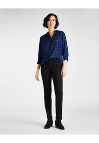 Lee - LEE ESSENTIAL BLOUSE DAMSKA BLUZKA W KRATĘ DARK NAVY L45VHTNM #4