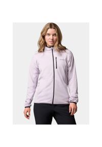 columbia - Sweter Damski Columbia Essential Hike Grid. Kolor: fioletowy. Materiał: polar. Sport: turystyka piesza