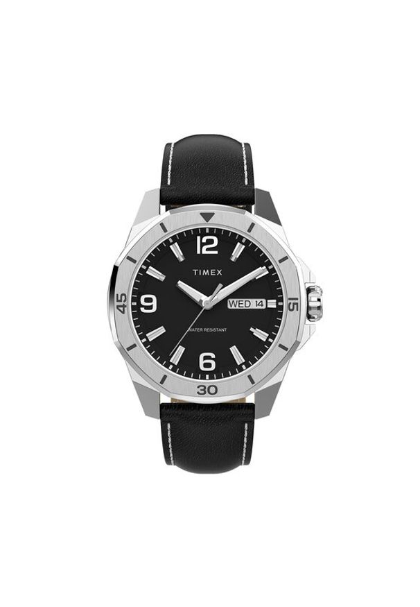 Timex Zegarek Essex TW2W79800 Czarny. Kolor: czarny