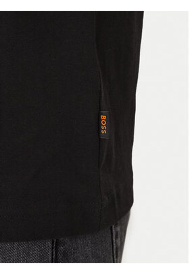 BOSS T-Shirt Imprint 50556007 Czarny Regular Fit. Kolor: czarny. Materiał: bawełna