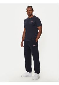 Guess Jeans Spodnie dresowe M4YB18 K9V31 Granatowy Regular Fit. Kolor: niebieski. Materiał: bawełna #3