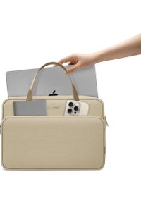 TECH-PROTECT - Torba Tech-Protect Carrying Bag Laptop 13-14 Desert Beige. Materiał: materiał. Styl: biznesowy, elegancki, casual #7