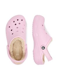 Crocs Klapki C-BAYA LINED CLOG 205969-6GD Różowy. Kolor: różowy #6