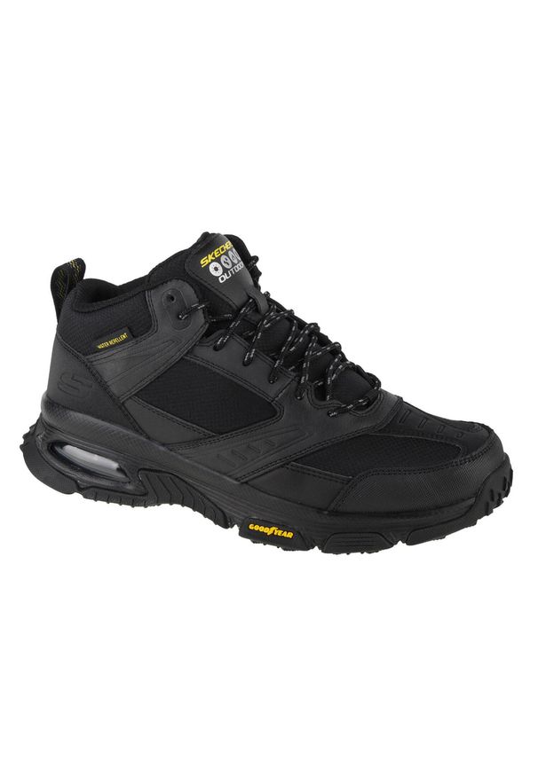 skechers - Buty trekkingowe męskie, Skechers Skech-Air Envoy - Bulldozer. Zapięcie: sznurówki. Kolor: czarny. Materiał: guma, materiał, syntetyk. Szerokość cholewki: normalna