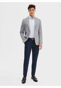 Pako Lorente - PAKO LORENTE - Jasnoszara marynarka z dzianiny. Kolor: szary. Materiał: dzianina. Sezon: wiosna #5