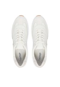 Lauren Ralph Lauren - LAUREN RALPH LAUREN Sneakersy Dani Lw 802P17694001 Biały. Kolor: biały. Materiał: skóra #5