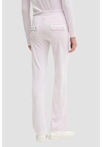 Juicy Couture - JUICY COUTURE Różowe spodnie dresowe damskie Layla Low Rise, Rozmiar XS. Stan: obniżony. Kolor: różowy. Materiał: dresówka #5