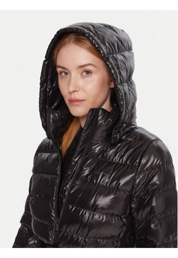 Calvin Klein Kurtka zimowa LV044D542G Czarny Regular Fit. Kolor: czarny. Materiał: syntetyk. Sezon: zima